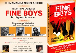 fine boys event Invitation to Official Launch of Eghosa Imasuen's Fine Boys