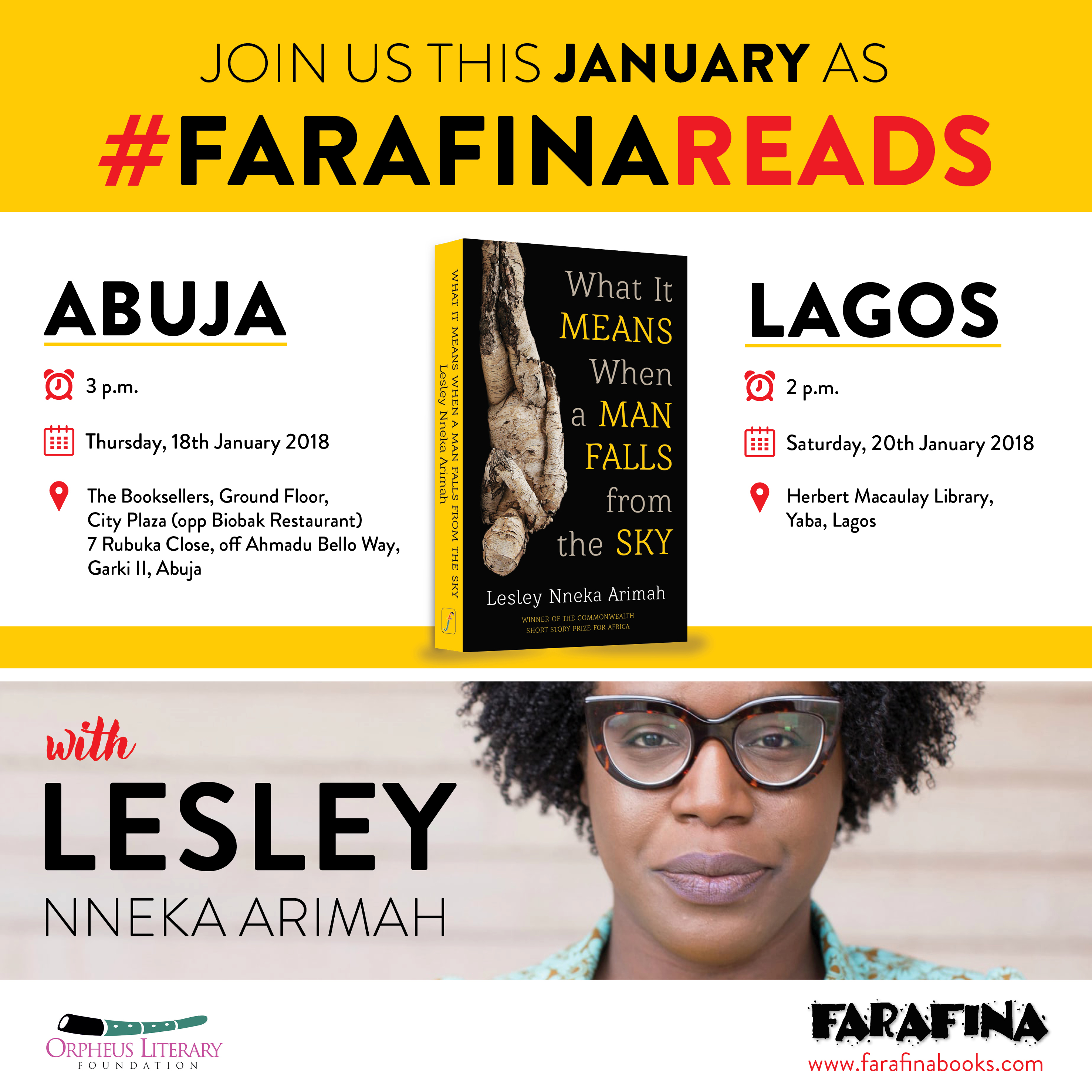 Farafina Reads_Lesley Nneka Arimah_Lagos and Abuja